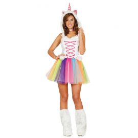 Disfraz de Unicornio Mujer Personaje Mitológico Disfraz de Unicornio Mujer Personaje Mitológico
