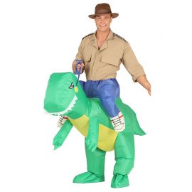Disfraz de Dinosaurio para Adulto con Ventilador Disfraz de Dinosaurio para Adulto con Ventilador