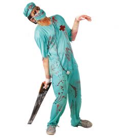 Disfraz de Cirujano Zombie para Hombre con Mascarilla Disfraz de Cirujano Zombie para Hombre con Mascarilla
