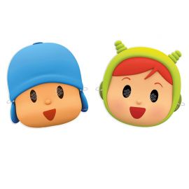 6 Caretas Pocoyo y Nina 6 Caretas Pocoyo y Nina