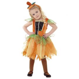 Disfraz de Calabaza para Niña con Diadema Disfraz de Calabaza para Niña con Diadema