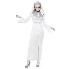 Disfraz de Monja en Manicomio Embrujado para Mujer Disfraz de Monja en Manicomio Embrujado para Mujer