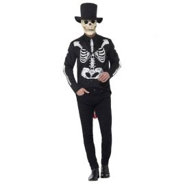 Disfraz de Novio Esqueleto del Día de los Muertos para Hombre Disfraz de Novio Esqueleto del Día de los Muertos para Hombre