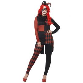 Disfraz de Bufona Roja para Mujer Disfraz de Bufona Roja para Mujer