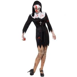 Disfraz de Monja Zombie para Mujer Disfraz de Monja Zombie para Mujer