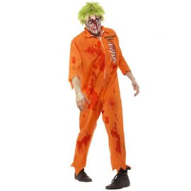 Disfraz de Preso Condenado a Muerte Zombie para Hombre Disfraz de Preso Condenado a Muerte Zombie para Hombre