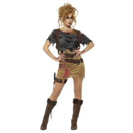 Disfraz de Cazadora Zombie para Mujer Disfraz de Cazadora Zombie para Mujer