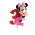 Kerze Nr. 3 Minnie Mouse
