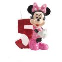 Kerze Nr. 5 Minnie Mouse