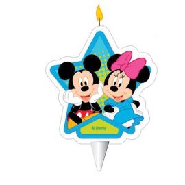 12 Velas Mickey Mouse & Minnie Mouse 2D 12 Velas Mickey Mouse & Minnie Mouse 2D