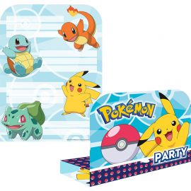 8 Invitaciones Pokémon 8 Invitaciones Pokémon