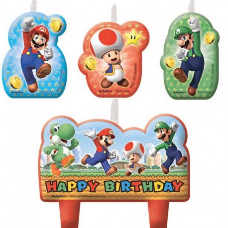 Mario-Bros Geburtstagskerze