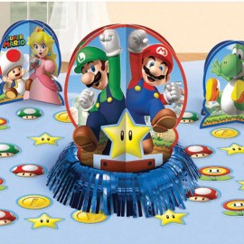 Mario-Bros-Tischdeko-Set Mario-Bros-Tischdeko-Set