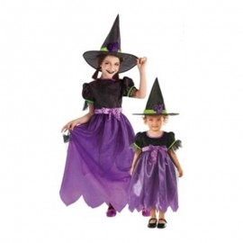 Glitzer-Hexe-Kostüm Für Kinder Glitzer-Hexe-Kostüm Für Kinder