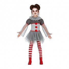 Böses Clown-Mädchenkostüm Für Kinder Böses Clown-Mädchenkostüm Für Kinder
