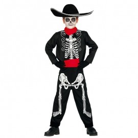 Mariachi-Skelettkostüm Für Kinder Mariachi-Skelettkostüm Für Kinder