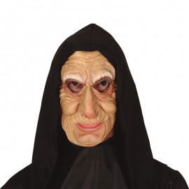 Alte Dame Maske mit Latexhaube Alte Dame Maske mit Latexhaube