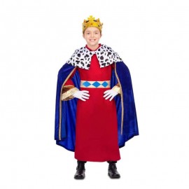 Blaues Zaubererkönig-Kostüm Blaues Zaubererkönig-Kostüm