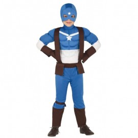 Blaues Superheldenkostüm Für Jungen