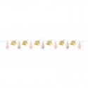 Einhorn Goldfolie Girlande