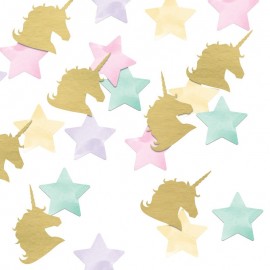 Einhorn Goldfolie Konfetti Einhorn Goldfolie Konfetti