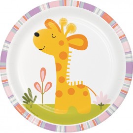 Dschungeltiere Giraffen-Teller Dschungeltiere Giraffen-Teller