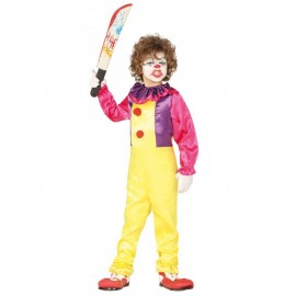 Serienmörder-Clown-Kostüm Für Kinder Serienmörder-Clown-Kostüm Für Kinder
