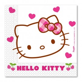 20 Servilletas Hello Kitty 33 cm 20 Servilletas Hello Kitty 33 cm
