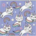 Papierservietten Einhorn-Kätzchen