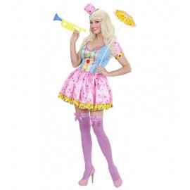 Clown-Mädchenkostüm Für Erwachsene Clown-Mädchenkostüm Für Erwachsene