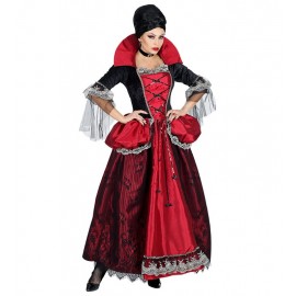 Deluxe Vampirkönigin-Kostüm Für Damen Deluxe Vampirkönigin-Kostüm Für Damen