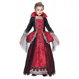 Deluxe Vampirkönigin-Kostüm Für Mädchen Deluxe Vampirkönigin-Kostüm Für Mädchen