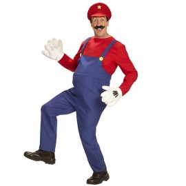 Klempner-Mario-Kostüm Für Herren Klempner-Mario-Kostüm Für Herren