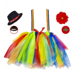 Kinderclownkostüm Mit Tutu Kinderclownkostüm Mit Tutu