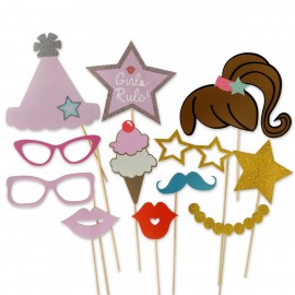 12 Accesorios Photocall De Postizos Princesas 12 Accesorios Photocall De Postizos Princesas
