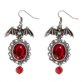 Pendientes Muircielago Gemma Roja Pendientes Muircielago Gemma Roja