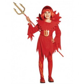 Disfraz de Diablesa Satana para Niña Disfraz de Diablesa Satana para Niña
