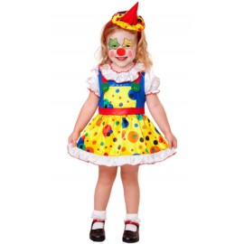 Disfraz de Niña Payaso con Minigorro Disfraz de Niña Payaso con Minigorro