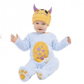 Pequeño monstruo bebé azul Pequeño monstruo bebé azul