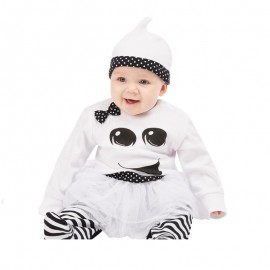 Ghost Girl Baby Blanco Y Negro Ghost Girl Baby Blanco Y Negro