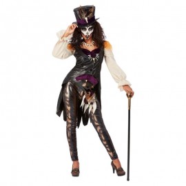 Disfraz de Doctor Deluxe Voodoo Bruja Negro Disfraz de Doctor Deluxe Voodoo Bruja Negro