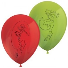 8 Globos Látex Lady Bug 8 Globos Látex Lady Bug