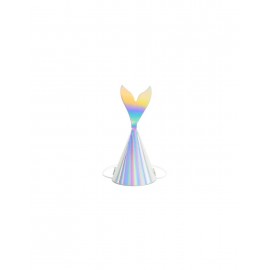6 Gorros Sirena Iridiscente 6 Gorros Sirena Iridiscente