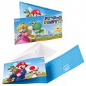 Mario-Bros Einladungskarten