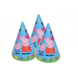 6 Gorros Peppa Pig 6 Gorros Peppa Pig