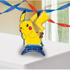 Globo Pikachu Pokémon con Soporte 45 x 60 cm Globo Pikachu Pokémon con Soporte 45 x 60 cm