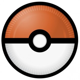 8 Platos Pokemon Go 23 cm 8 Platos Pokemon Go 23 cm