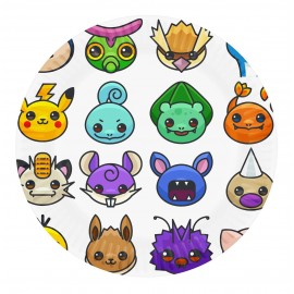 8 Platos Pokemon Go 18 cm 8 Platos Pokemon Go 18 cm