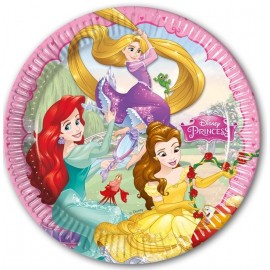 8 Platos Princesas Dream Disney 23 cm 8 Platos Princesas Dream Disney 23 cm