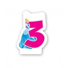 Vela nº3 Princesas Disney Vela nº3 Princesas Disney